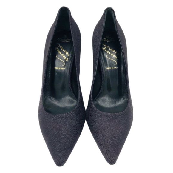NIB VIVIENNE WESTWOOD PURPLE PUMPS - Picture 2 of 9